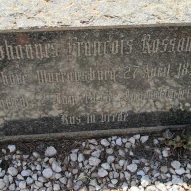 ROSSOUW Johannes Francois 1892-1953