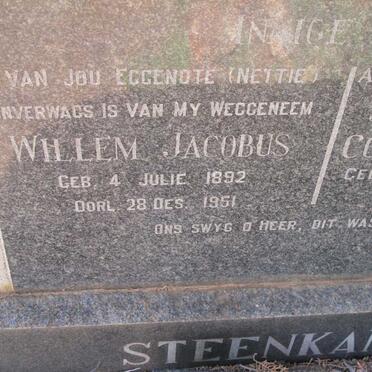 STEENKAMP Willem Jacobus 1892-1951