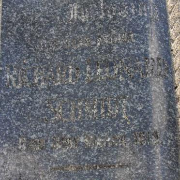 SCHMIDT Richard Leonard -1919 &amp; Georgina Slater -1950