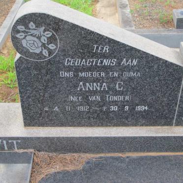 WIT Anna C., de 1912-1994