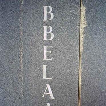 GROBBELAAR Ray E. 1929-1983 &amp; Johanna T.L. 1961-1983