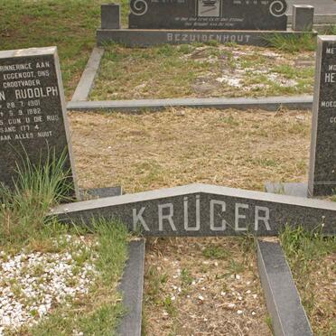 KRÜGER Christiaan Rudolph 1901-1982 &amp; Hendrina Adriana 1915-