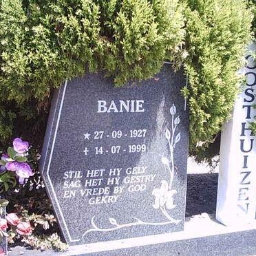 OOSTHUIZEN Banie 1927-1999