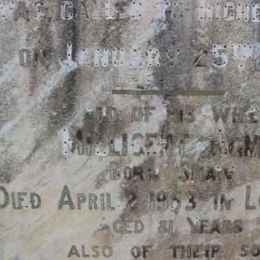 HILL Hugh Handley 1874-1925 &amp; Millicent Agnes SHAW -1953 :: HILL Archibald Edgar -1939