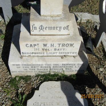 Free State, KROONSTAD, Marais St, British Military Cemetery Memorial