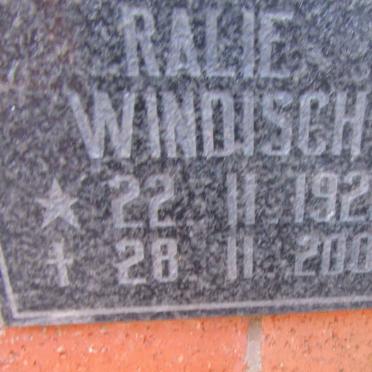 WINDISCH Ralie 1922-2001