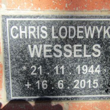 WESSELS Chris Lodewyk 1944-2015