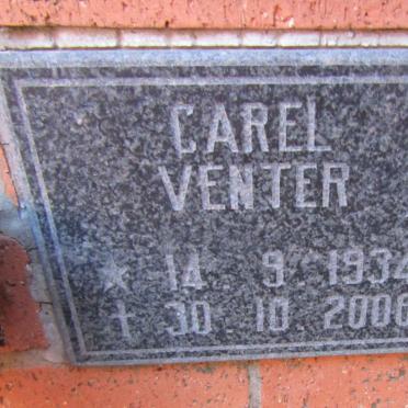 VENTER Carel 1934-2006