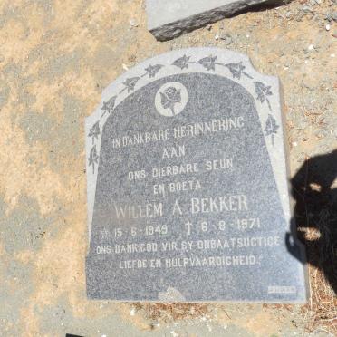 BEKKER Willem A. 1949-1971
