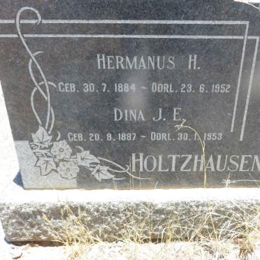 HOLTZHAUSEN Hermanus H. 1884-1952 &amp; Dina J.E. 1887-1953