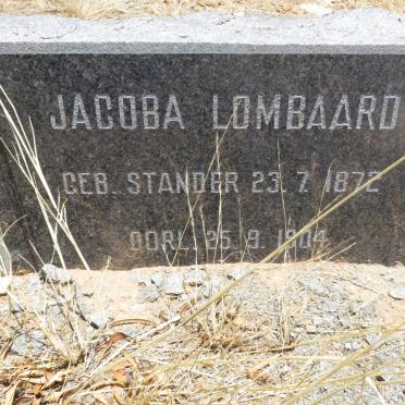 LOMBAARD Jacoba nee STANDER 1872-1904