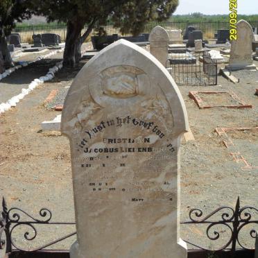 LIEBENBERG Christiaan Jacobus 1874-1900