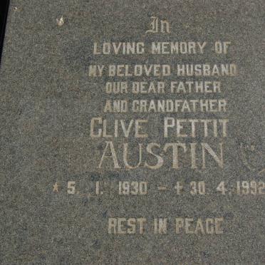 AUSTIN Clive Petitt 1930-1992