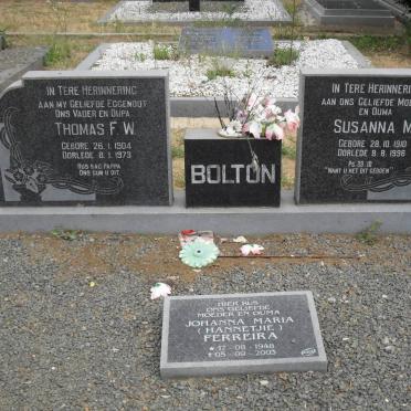 BOLTON :: FERREIRA