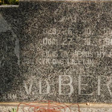 BERG ?anet, v.d. 1961-1961