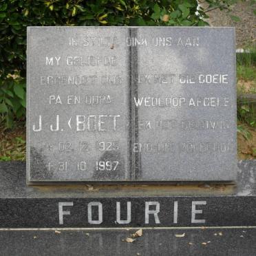 FOURIE J.J. 1925-1997