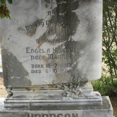 HODGSON Engela Helena nee MARAIS 1887-1964