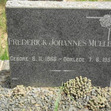 MüLLER Frederick Johannes 1866-1957
