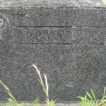 TONDER P.D.P., van 