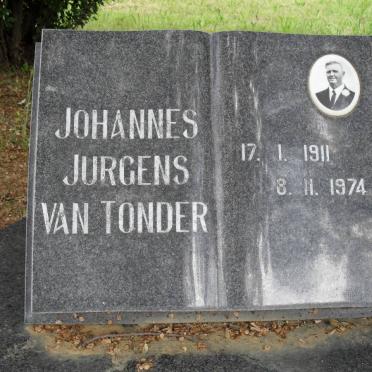 TONDER Johannes Jurgens, van 1911-1974