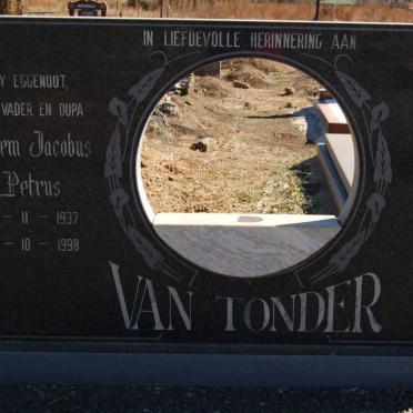 TONDER Willem Jacobus Petrus, van 1937-1998