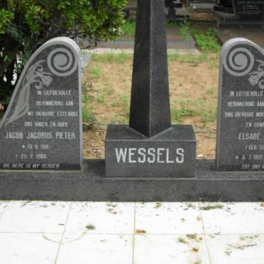 WESSELS Jacob Jacobus Pieter 1911-1980 &amp; Elsabe Maria ODENDAAL 1921-