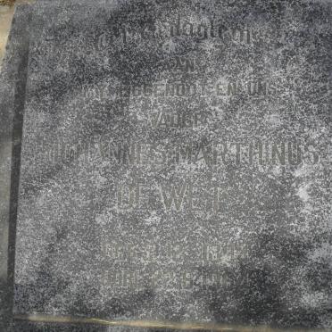 WET Johannes Marthinus, de 18?4-1964