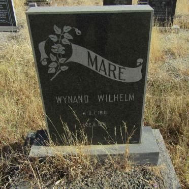 MARE Wynand Wilhelm 1910-1971