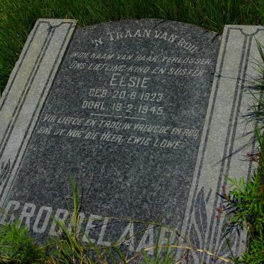 GROBBELAAR Elsie 1923-1945