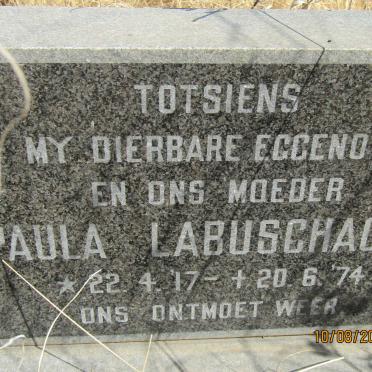 LABUSCHAGNE Paula 1917-1974