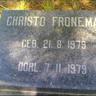 FRONEMAN Christo 1979-1979