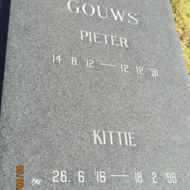 GOUWS Pieter 1912-1991 &amp; Kittie 1916-1998