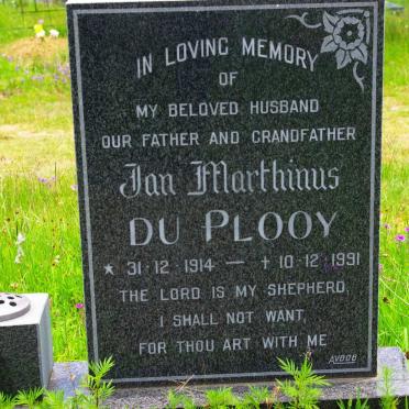 PLOOY Jan Marthinus, du 1914-1991
