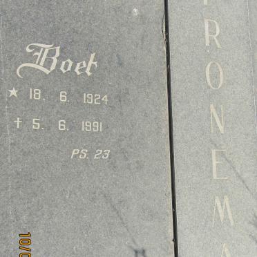 FRONEMAN Boet 1924-1991