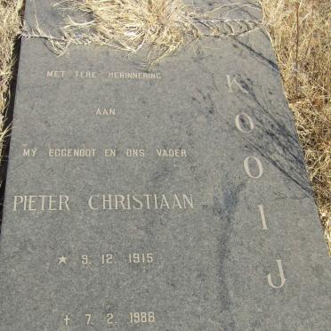 KOOIJ Pieter Christiaan 1915-1988