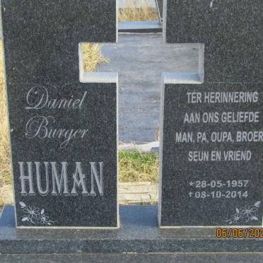 HUMAN Daniel Burger 1957-2014