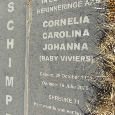 SCHIMPER Michiel Casparus Eksteen 1922-2004 &amp; Cornelia Carolina Johanna VIVIERS 1923-2000 _2