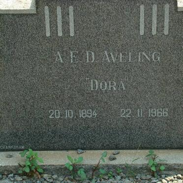 AVELING A.E.D. 1894-1966