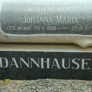 DANNHAUSER Johanna Maria 1908-1973