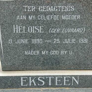 EKSTEEN Heloise nee EUVRARD 1890-1981