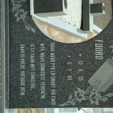 FOORD Rita 1955-1989