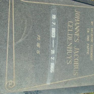 GELDENHUYS Johannes Jacobus 1903-1965