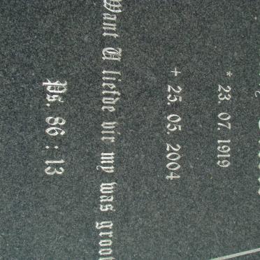 GREEVE Kitty 1919-2004