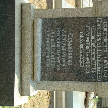 HUYSSTEEN Petrus, van 1888-1936 &amp; Mary Ellen MEINTJES 1880-1979