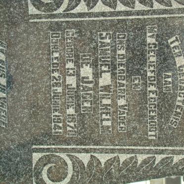 JAGER Samuel Wilhelm, de 1870-1941