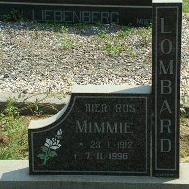 LOMBARD Mimmie 1912-1996