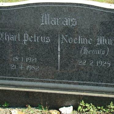 MARAIS Charl Petrus 1921-1982 &amp; Noeline Murray HEUNIS 1925-