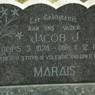 MARAIS Jacob J. 1874-1959