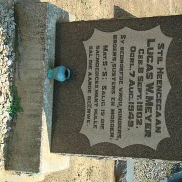 MEYER Lucas W. 1902-1949