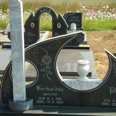 OLIVIER Gerhardus 1915-1982 &amp; Ellen 1916-1998
